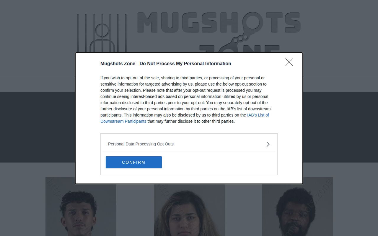 Tarrant County Mugshots Zone third-party arrest source page